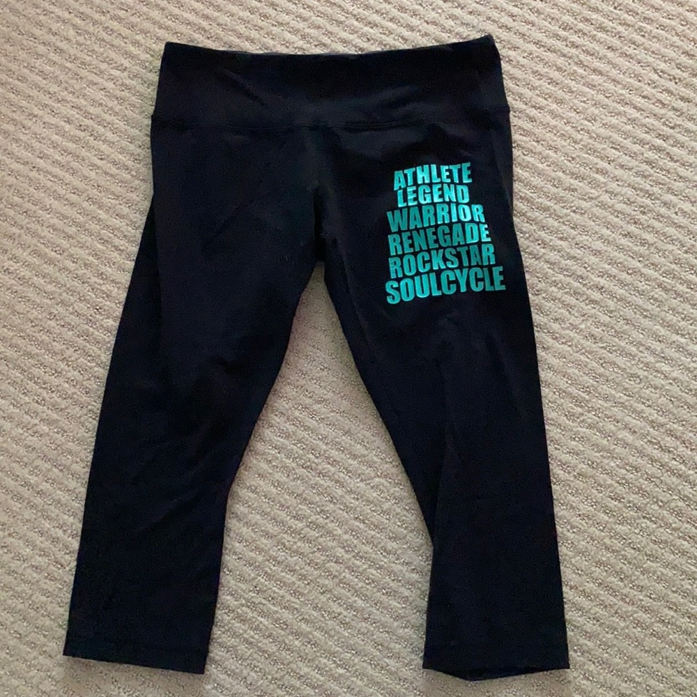 Lululemon x Soulcycle workout capris
